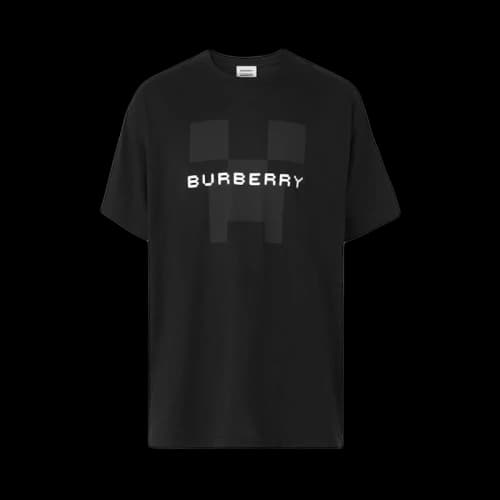 Burberry x Minecraft Logo Print Cotton T-shirt Black