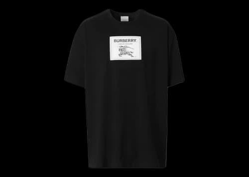 Burberry Prorsum Label Cotton T-Shirt Black