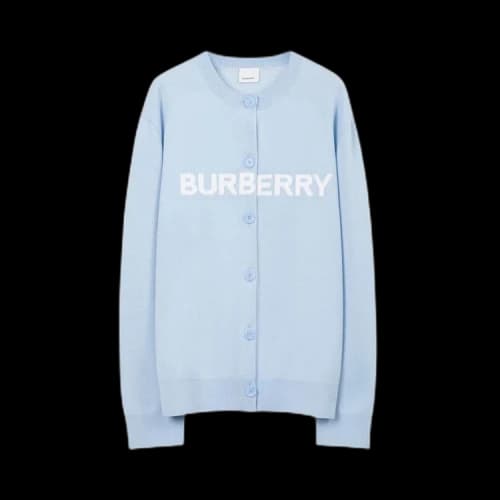 Burberry Logo Cardigan 'Blue'