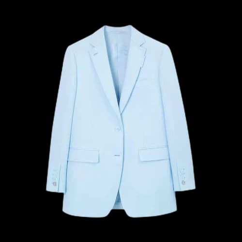 Burberry Loulou Tailored Jacket 'Pale Blue'
