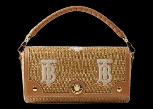 Burberry Top Handle Note Bag Natural
