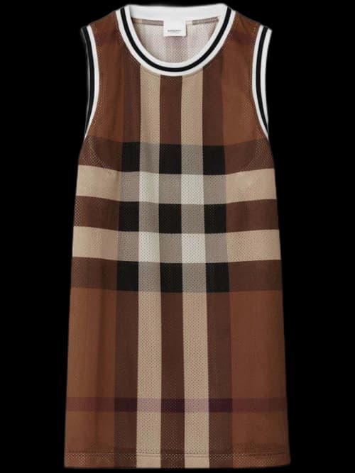 Burberry Check Tank Top Brown