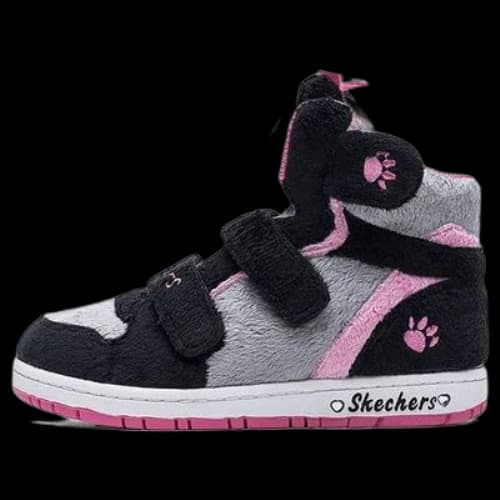 (GS) Skechers Blingers Athletic 'Black Pink'