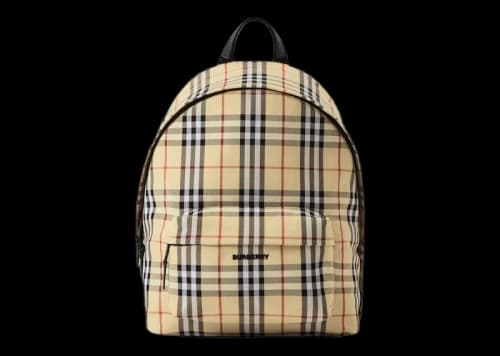 Burberry Check Backpack Archive Beige