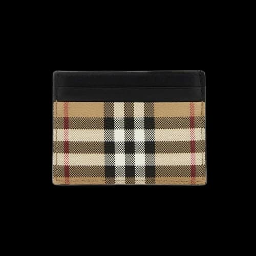 Burberry Vintage Check Card Holder 'Archive Beige'