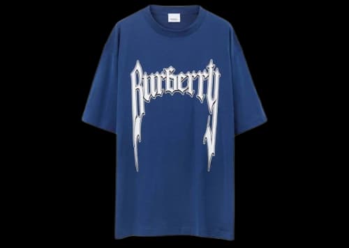 Burberry Graphic Logo-Short-Sleeve T-shirt Blue