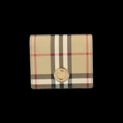 Burberry Small Check Bifold Wallet 'Archive Beige'
