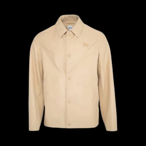 Burberry Buttoned Long-Sleeve Jacket 'Soft Fawn'