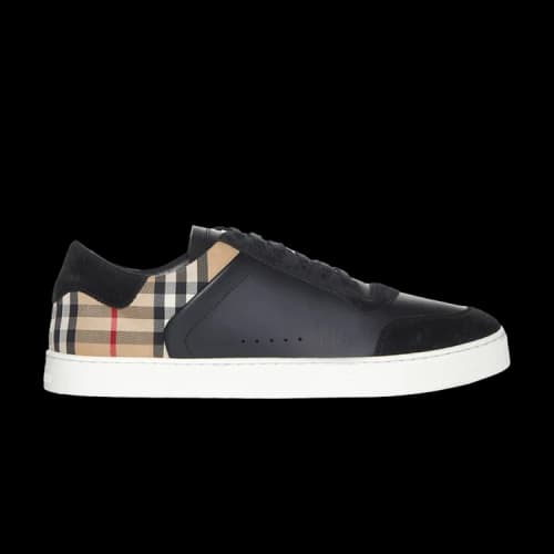 Balmain Burberry Check Sneaker 'Black Beige'