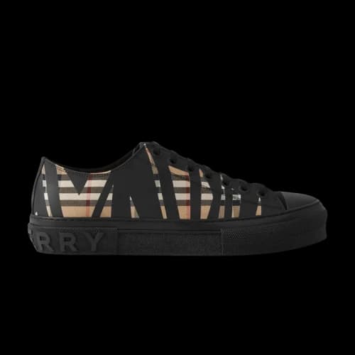 Burberry Check Sneakers 'Black Archive Beige'