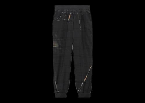 Burberry Sliced Check Jogging Pants Black/Archive Beige