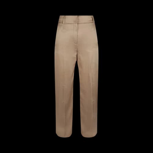 Burberry Jane Silk Trousers Cream