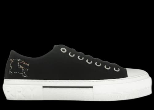 Burberry Jack Low Top Black Canvas