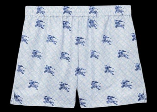 Burberry EKD TB-monogram Shorts Blue