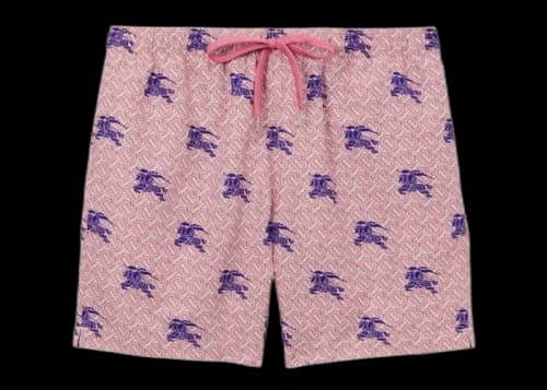 Burberry EKD TB-monogram Swim Shorts Pink