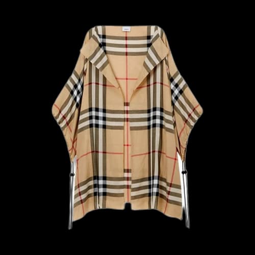 Burberry Check Cape 'Archive Beige'