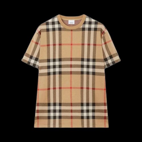 Burberry Check Jacquard T-Shirt 'Archive Beige'