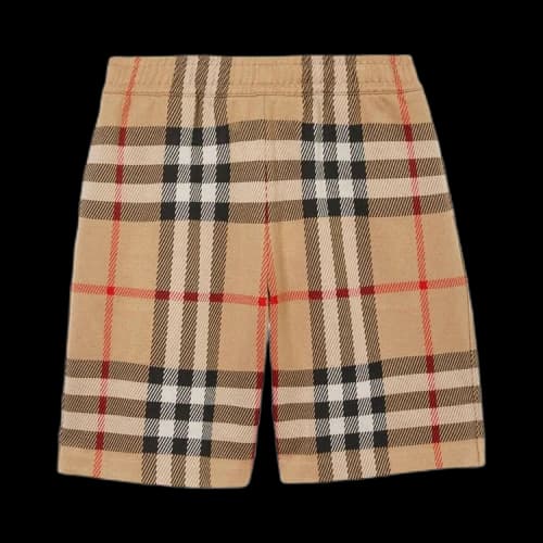 Burberry Check Jacquard Shorts 'Archive Beige'