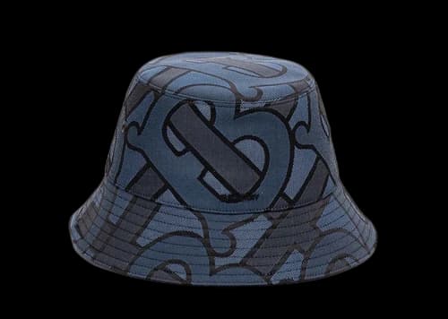 Burberry TB Jacquard Bucket Hat Blue