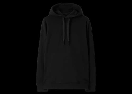 Burberry Embroidered EKD Cotton Hoodie Black/Black