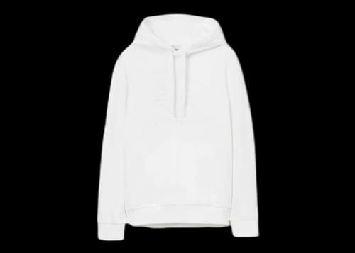 Burberry EKD Cotton Hoodie White