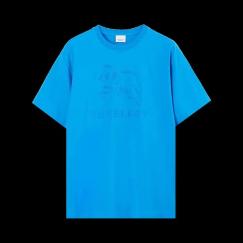 Burberry Equestrian Knight Motif T-Shirt 'Blue'