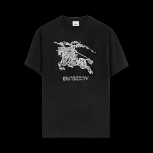 Burberry Embroidered EKD T-Shirt 'Black'
