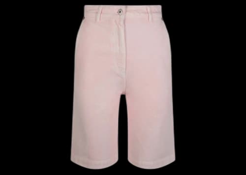 Burberry High Waist Bermuda Shorts Pink