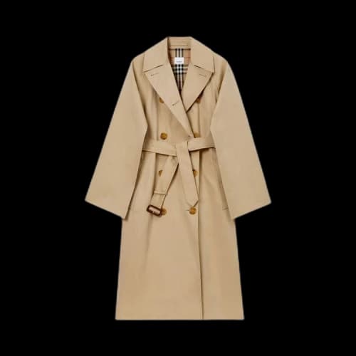 Burberry Gabardine Trench Coat 'Honey'