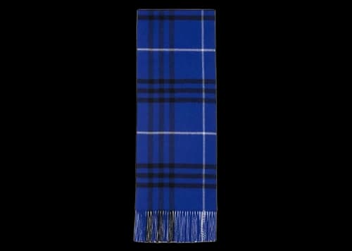 Burberry Check Wool Cashmere Scarf Knight