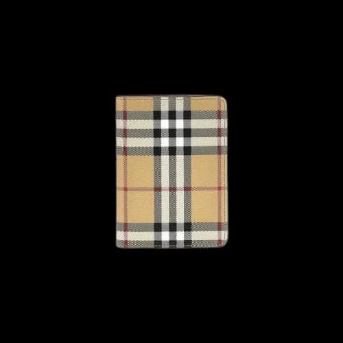 Burberry House Check Passport Holder Archive Beige
