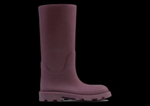 Burberry Marsh Rain High Boots Plum