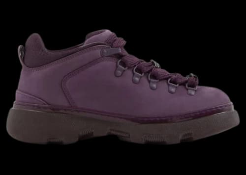 Burberry Nubuck Trek Boot Purple