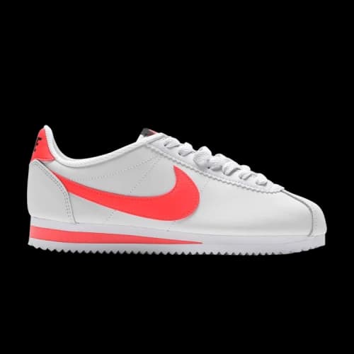 Nike Classic Cortez Leather 'Platinum Tint Bright Crimson' (Women's)