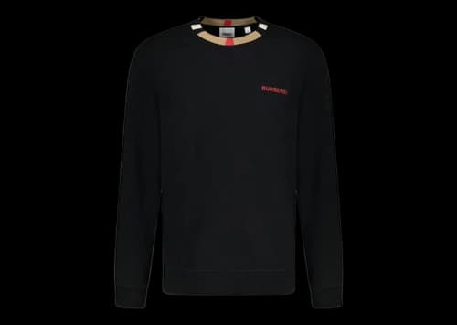Burberry Long Sleeve Icon T-shirt Black