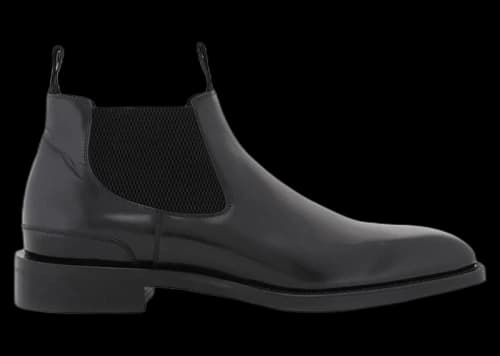 Burberry Square Toe Chelsea Boot Black