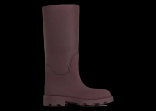 Burberry Marsh Rain High Boots Burgundy (Women's)