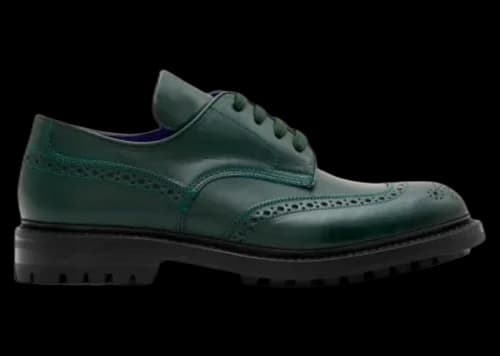 Burberry Tricker's Leather Devon Brogues Green