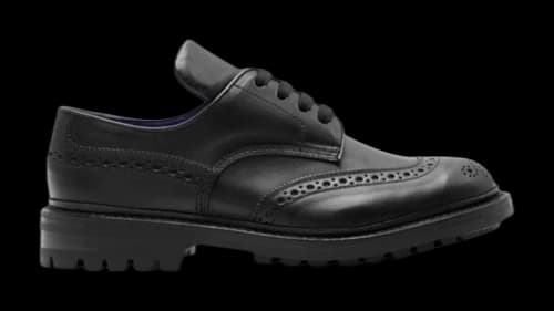 Burberry Tricker's Leather Devon Brogues Black