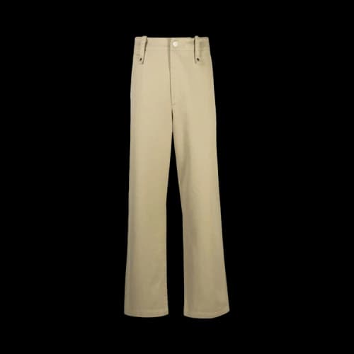 Burberry Straight-Leg Loose-Fit Trousers Beige
