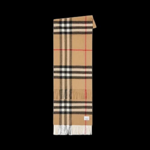 Burberry Check Cashmere Scarf 'Archive Beige'