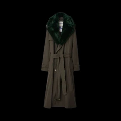 Burberry Kennington Long Trench Coat 'Otter'