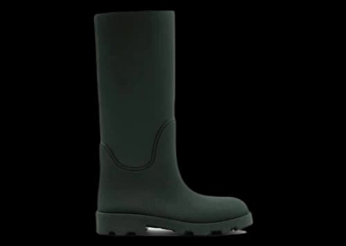 Burberry Marsh Rain High Boots Green (Women's)