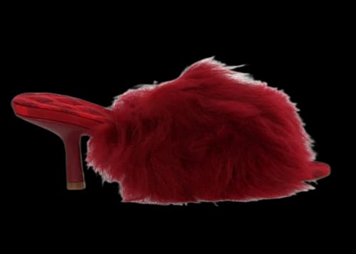 Burberry Jackie Shearling Mules Berry (Women's)