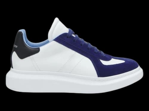Alexander McQueen Oversized Retro Blue White