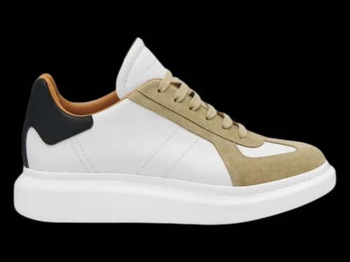 Alexander McQueen Oversized Retro White Rock Black