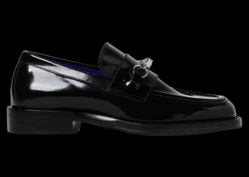 Burberry Barbed Loafers Black