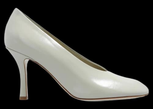 Burberry Almond-Toe Slip-On Pumps Pebble (Women's)