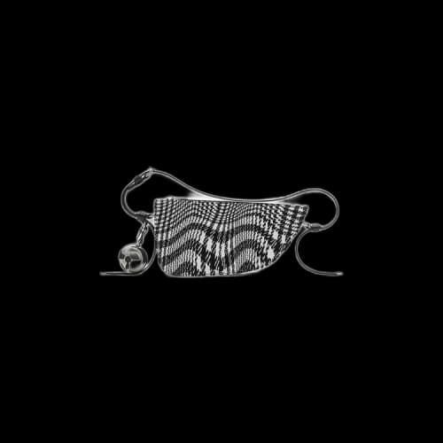 Burberry Shield Mini Shoulder Bag 'Black/White'