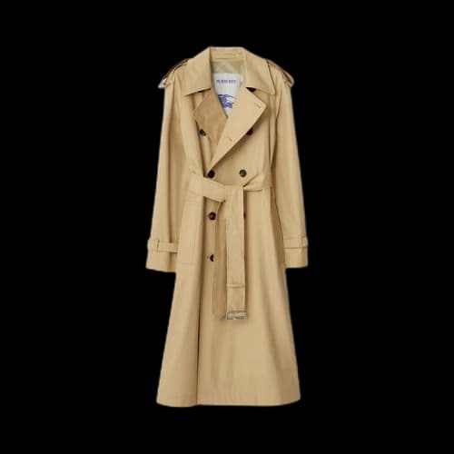 Burberry Gabardine Trench Coat 'Beige'